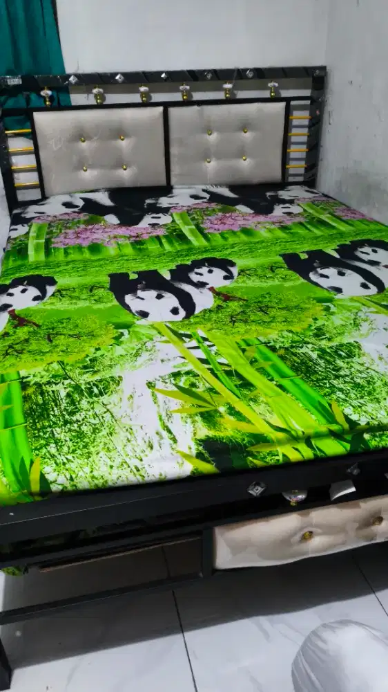 Jual ranjang besi springbed Guhdo