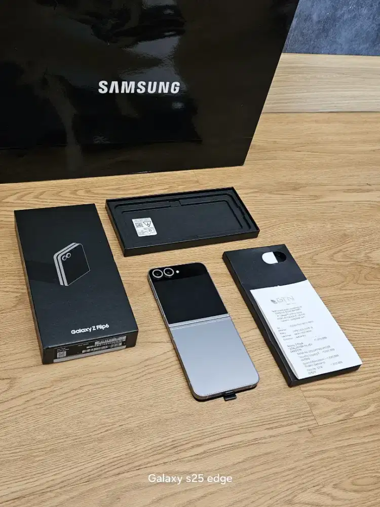 Samsung Z flip 6 5G 256Gb Resmi Sein Fullset oryginal lengkap