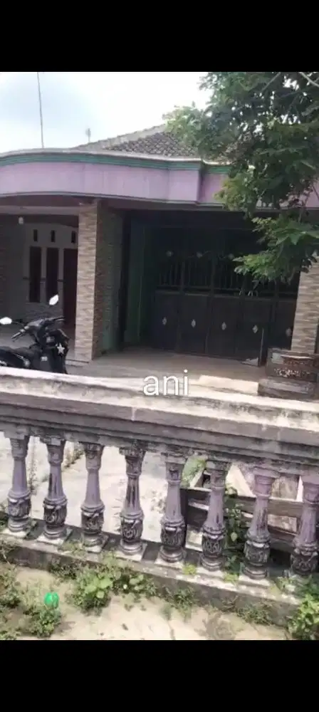 Jual rumah kampung lokasi solo Utara jeruk sawit lt 333m hrg 600jt neg