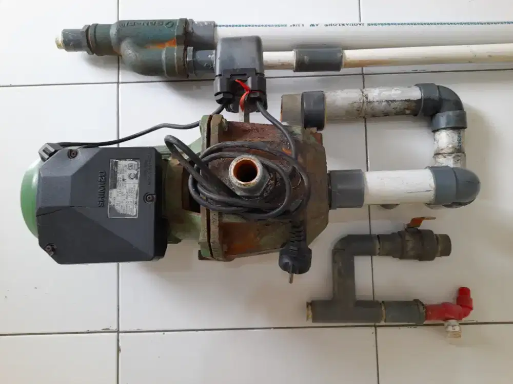 Shimizu jet pam mesin air buat ruko,rumah,lengkap selengkap nya.