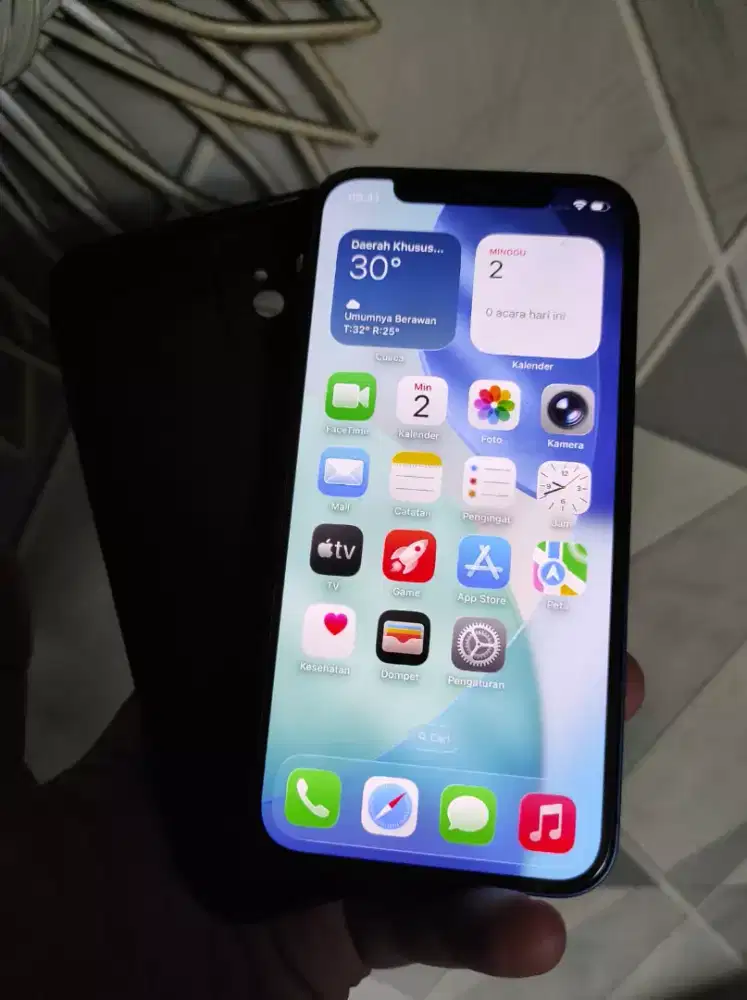 Iphone 12 128gb resmi ibox muluss 95% ori.minus wifi only hp+charger