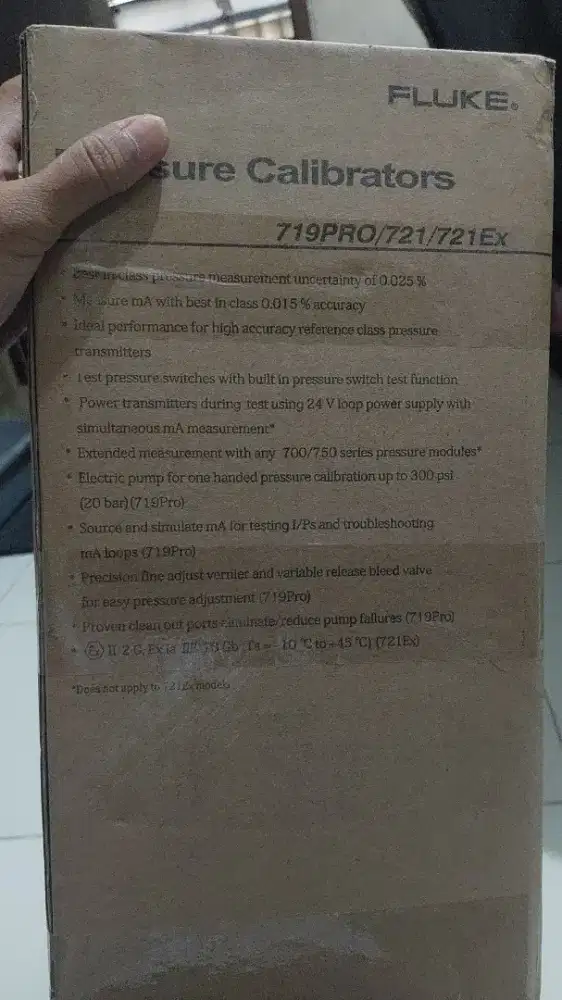 FLUKE 719 300g Pressure Calibrator