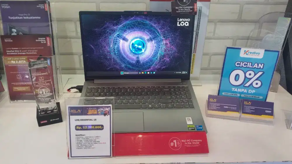 Lenovo LOQ Essential 15 barang terlalu nihh di KLA Komputer Mataram