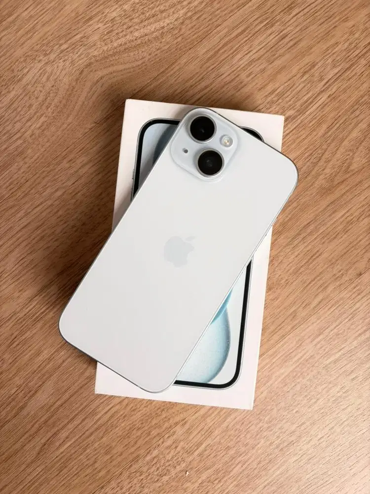 Iphone 15 Blue 256 GB Second