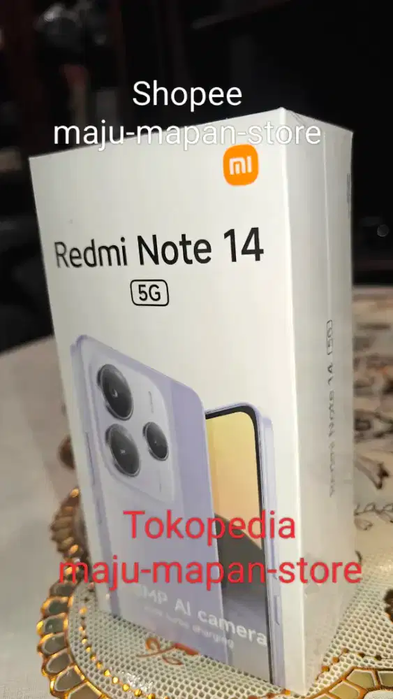 Xiaomi Redmi Note 14 5G Ram 8/256GB Baru Resmi Bkan 12 13 pro