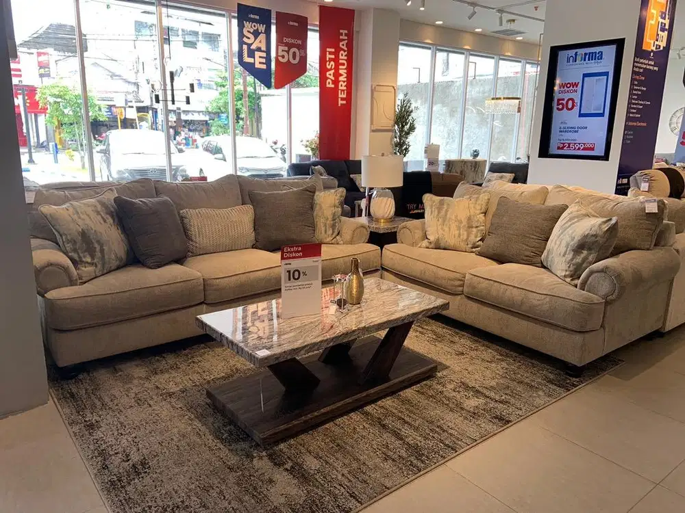 PROMO SOFA SET ASHLEY