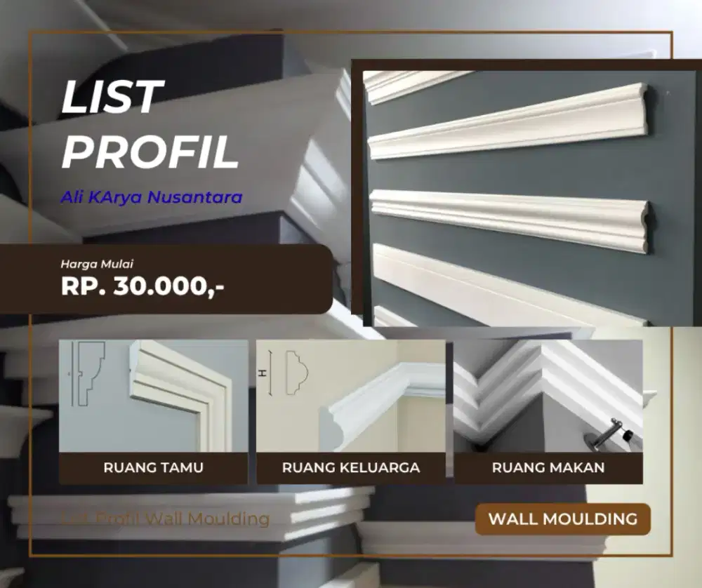 List Gypsum Terbaik, Investasi Ruang Indah Anda