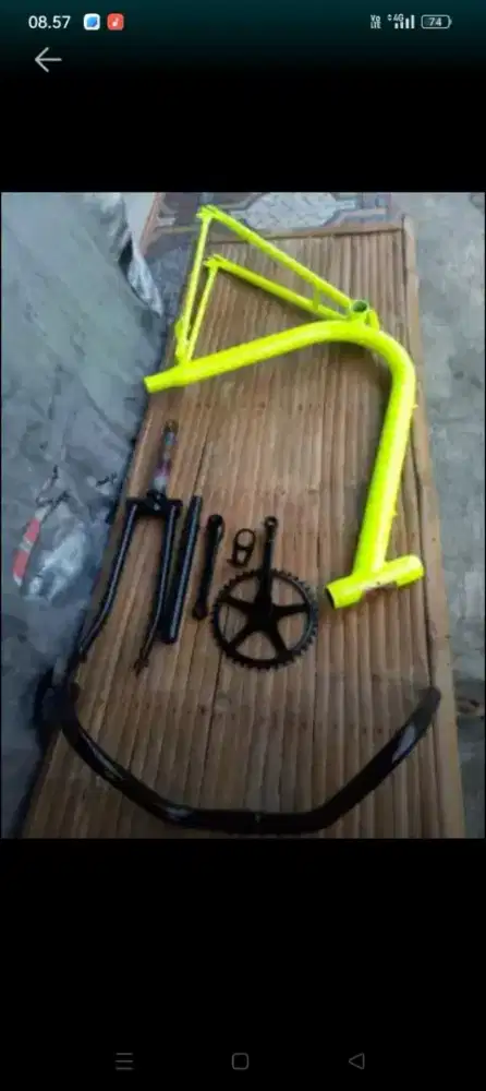 Jual Rangka Sepeda Mini Track Sesuai Gambar 400K wilayah Sidoarjo...