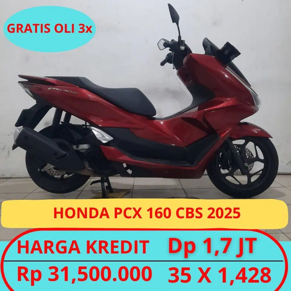 Honda Pcx 160 Cbs 2025 Dp Murah Hanya 1,7 JT