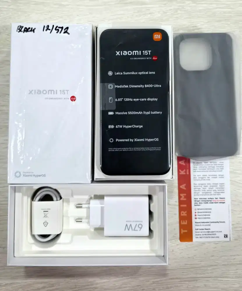 XIAOMI 15T [5G] 12/512GB Second Rasa BARU - Tes Pakai 3 Hari