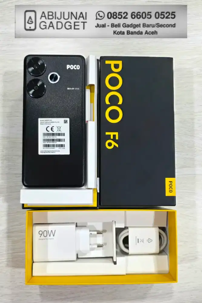 POCO F6 [5G] 12/512GB Second Like New - Garansi JULI2026