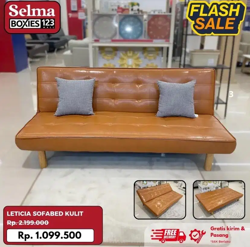 Sofa tidur promo termurah selma