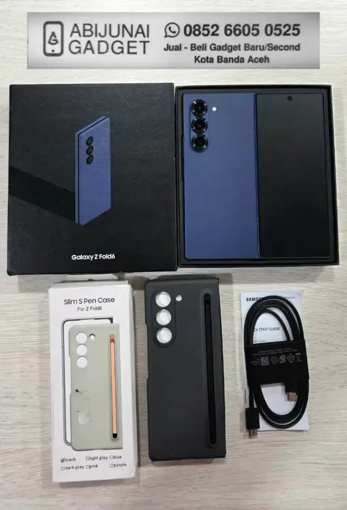 SAMSUNG Z Fold 6 [5G] 512GB Second Like New - BERGARANSI