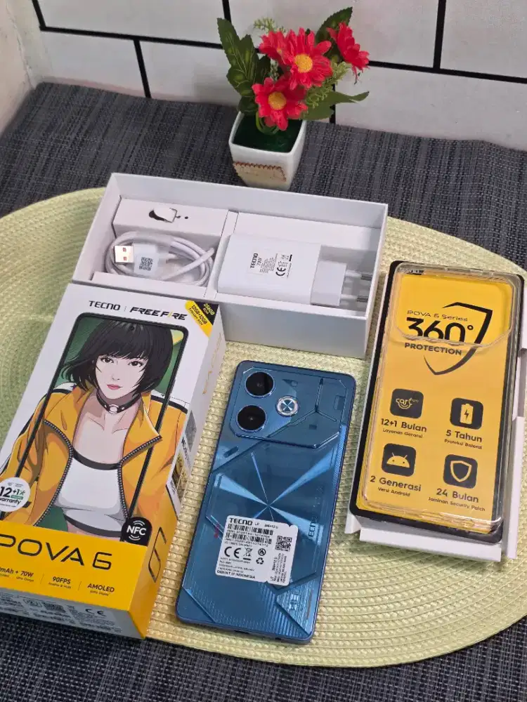 Tecno Pova 6 12/256GB Fullset Mulus
