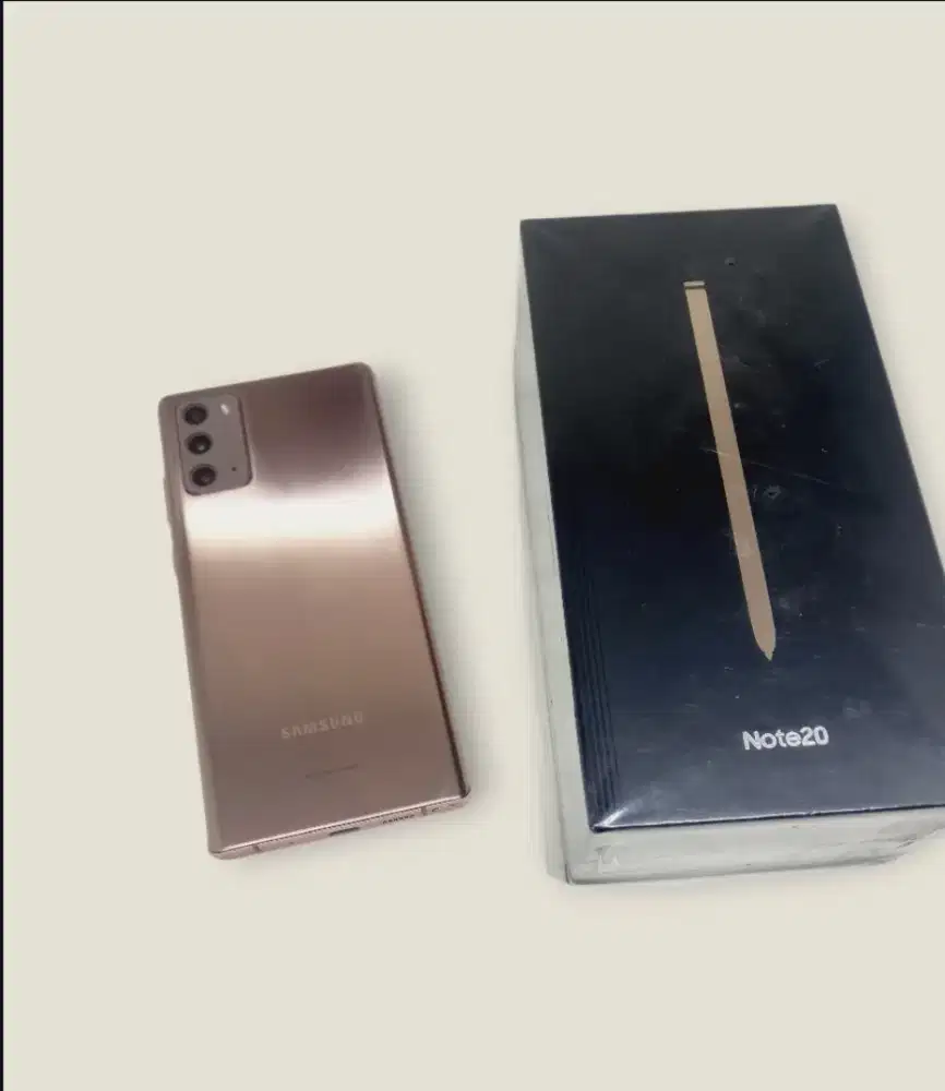 Hp samsung note 20 256gb second lengkap original