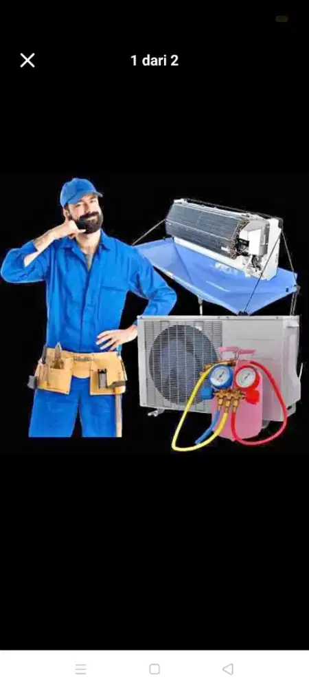 Jasa servis AC kulkas mesin cuci kompa air dll