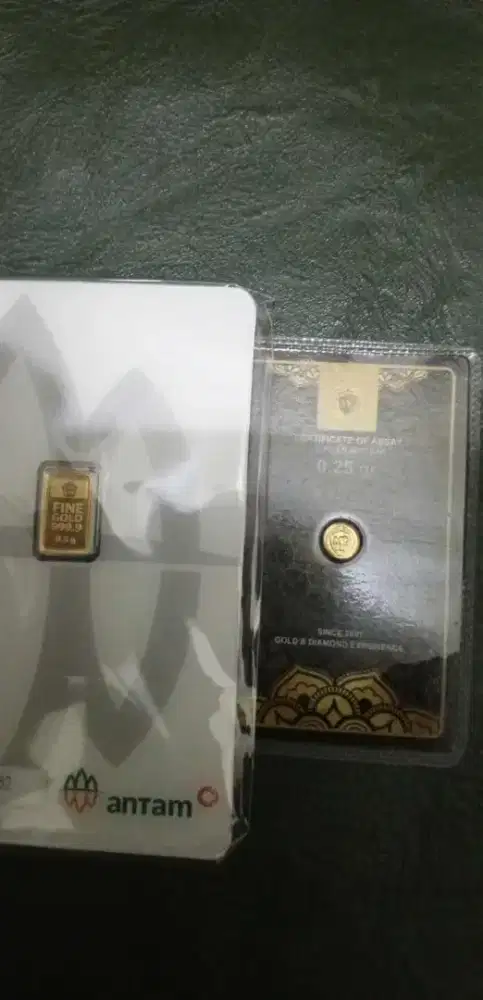 Dijual emas Antam 0.5gram dan 0.25 G murah