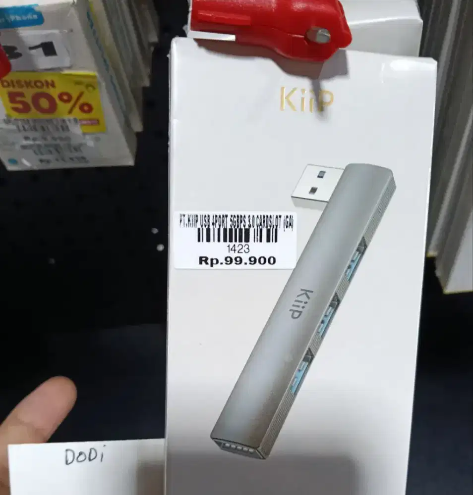 KIIP USB 4PORT 5GBPS 3.0 CARDSLOT |ALATLANTIS DAHSYAT