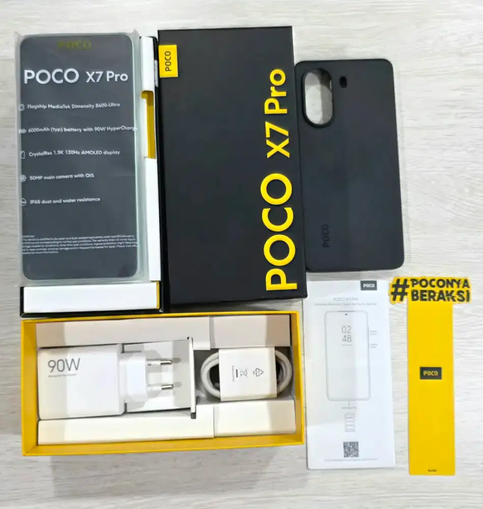 POCO X7 PRO [5G] 12/512GB Second Like New - Garansi JUNI2026