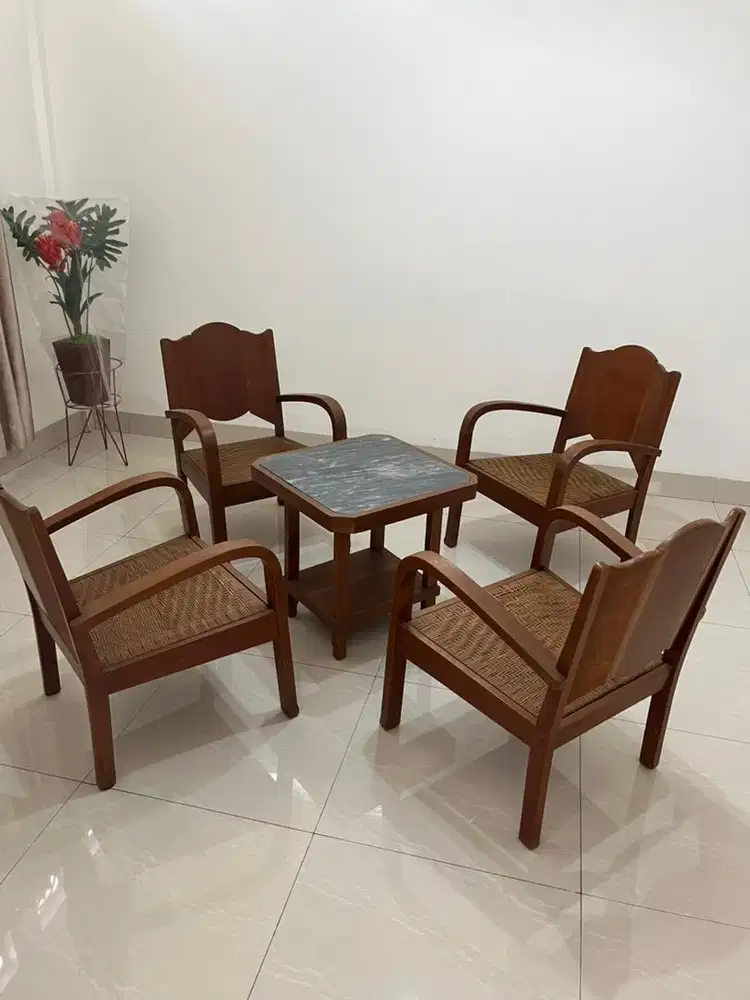 Kursi Jati Antik tahun 1950