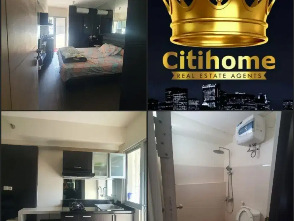 menyewakan apartemen educity 1br tahunan bycitihome
