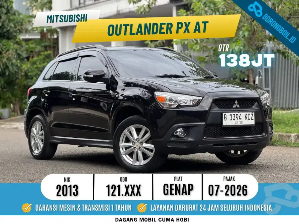 Mitsubishi Outlander PX AT 2013 Hitam Metalik