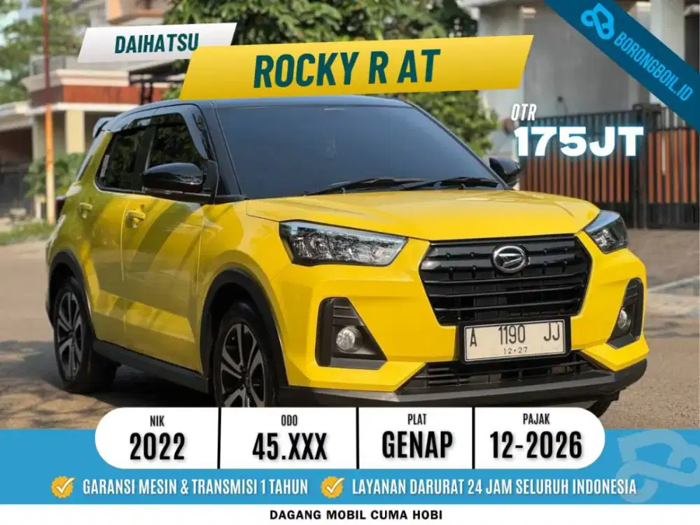 Daihatsu Rocky R AT 2022 Kuning Metalik