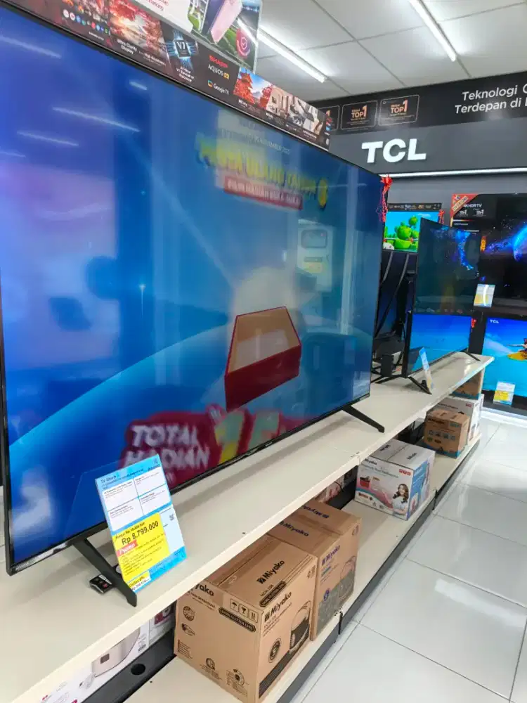 TV Sharp 65 inch 4k gooel tv