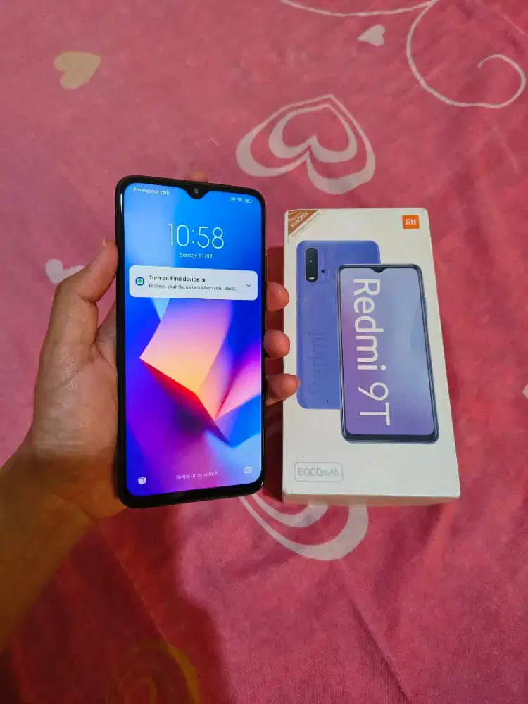 Xiaomi Redmi 9t 6/128GB ex Garansi Resmi Fullset Original