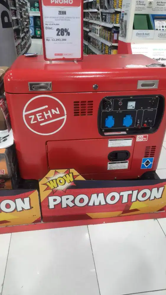 ZEHN HP6900LN DIESEL GENERATOR SILENTNEWMODEL