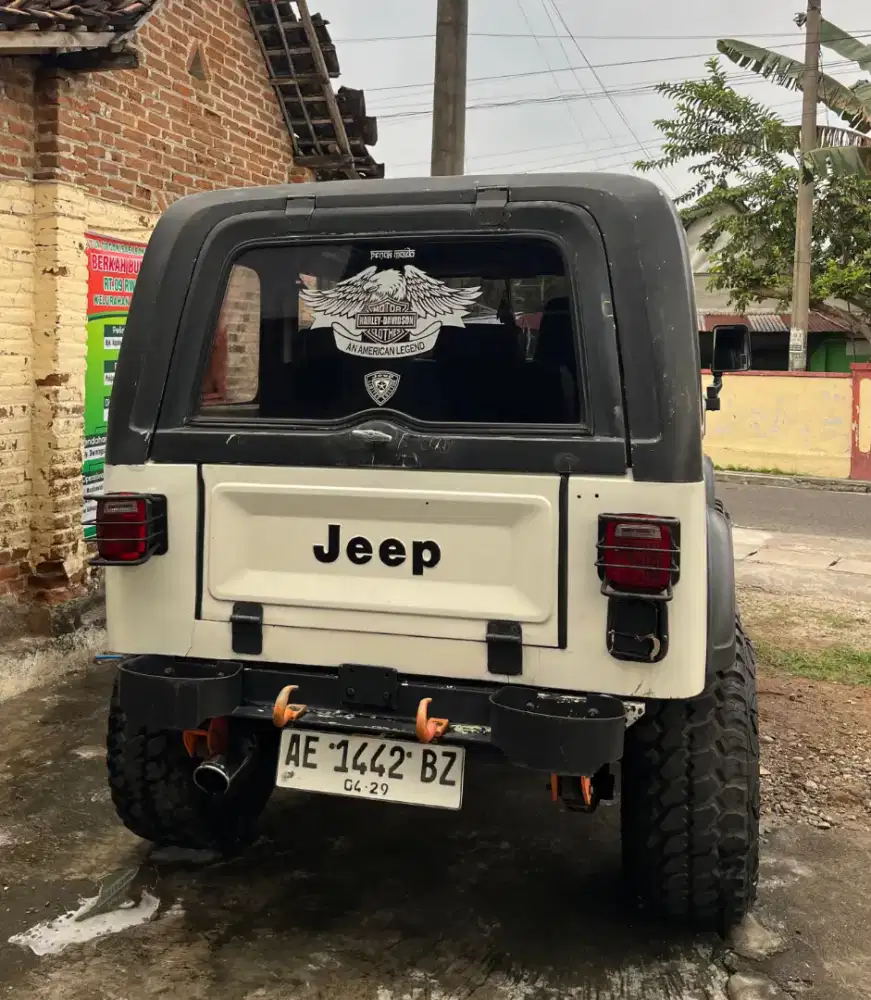 Jeep CJ7 Diesel 1984. Ex koleksi mobil msh bagus