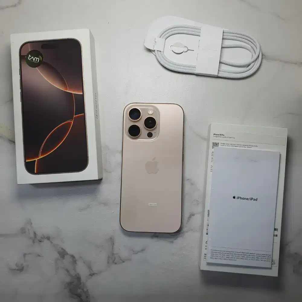 iPhone 16 Pro 512 Desert Titanium garansi ibox