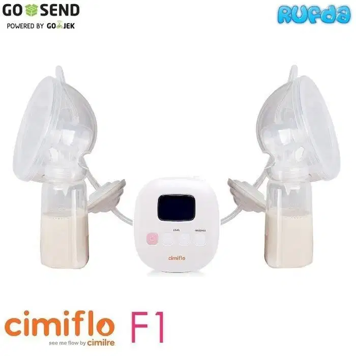 Preloved cimiflo f1 handsfree rechargeable double breastpump 85% bagus