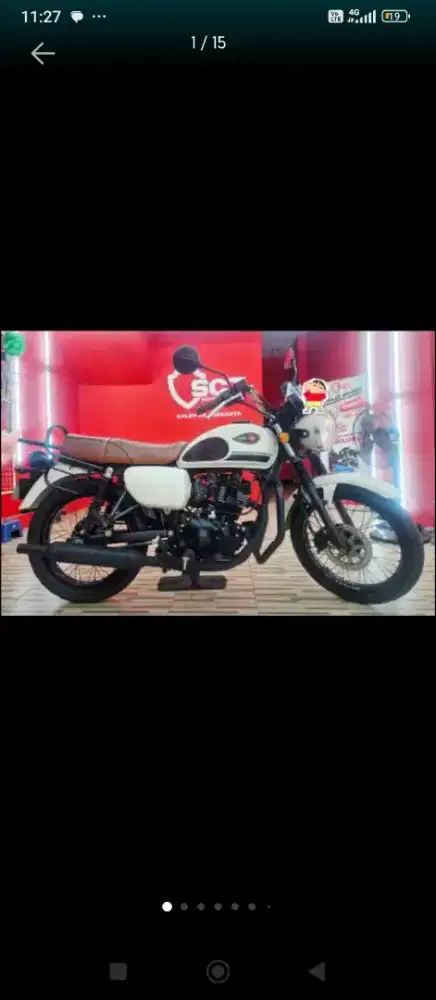 Dijual motor Kawasaki W CAFE
