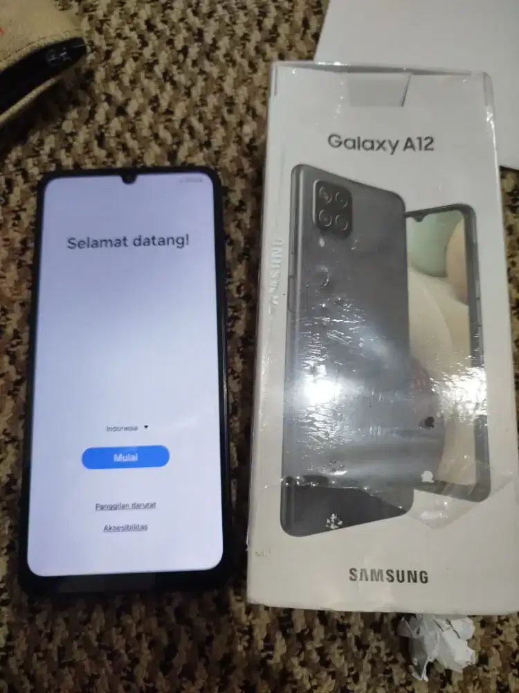 SAMSUNG A12 6/128 MULUS SEPERTI BARU