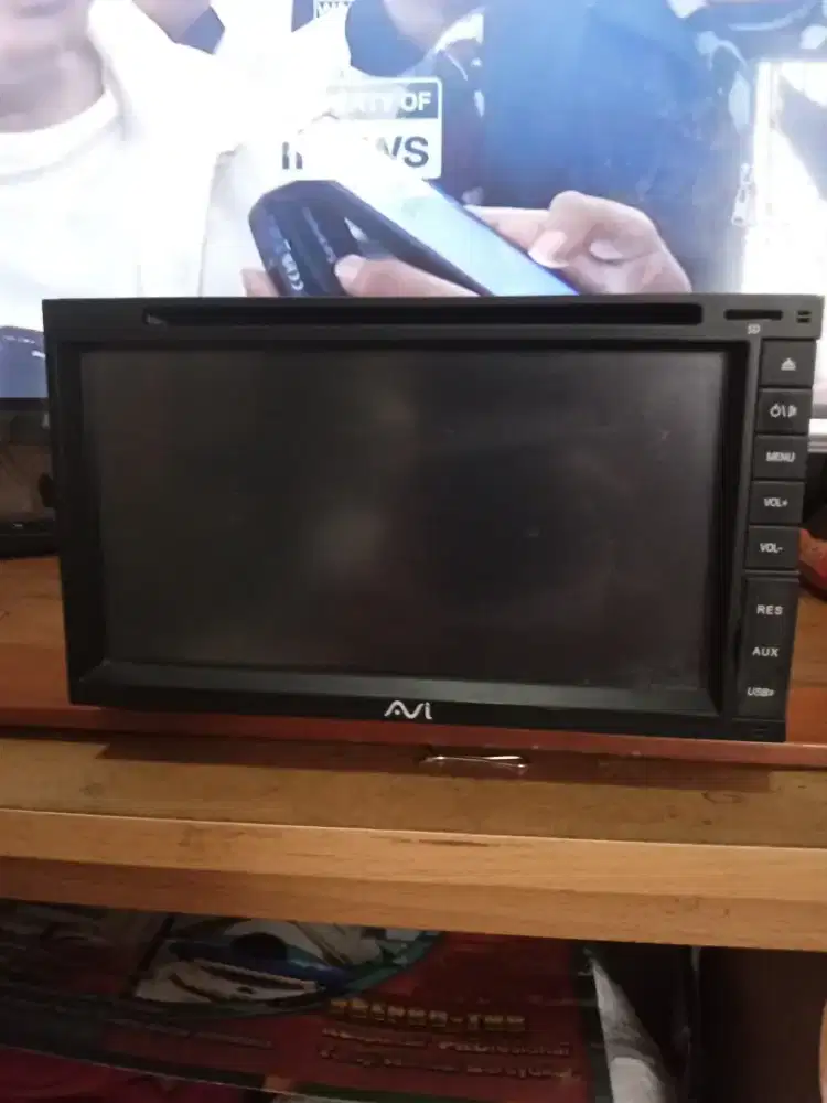 Jual double Din merk AV1 baru 3bln mobil udah di jual