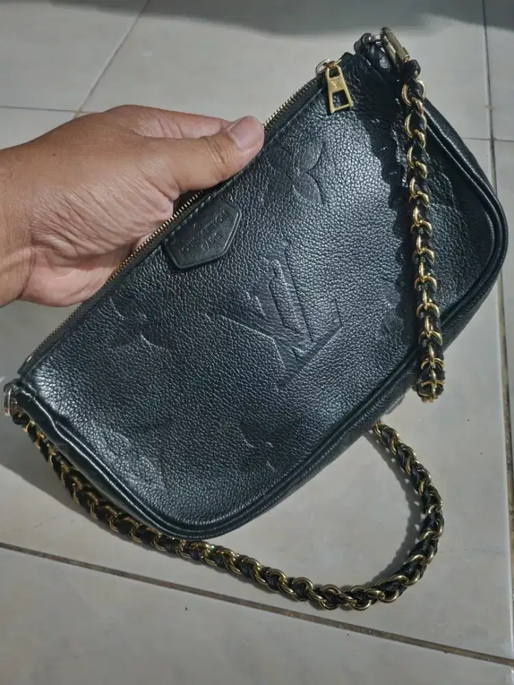 Preloved tas L* kulit asli mulus