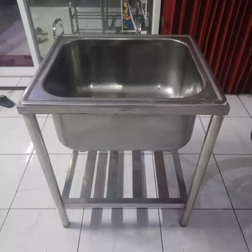 Single sink stainless
