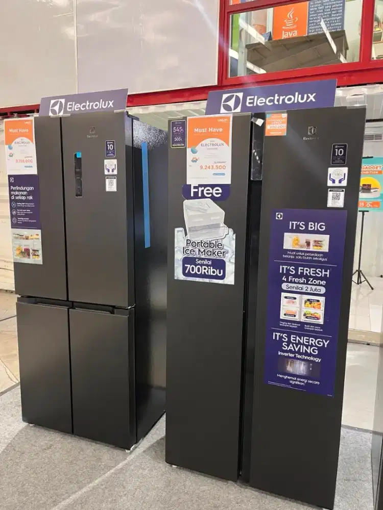 Electrolux kuljas Sidebyside Promo Gratis 2x cicilan Terbatas!!