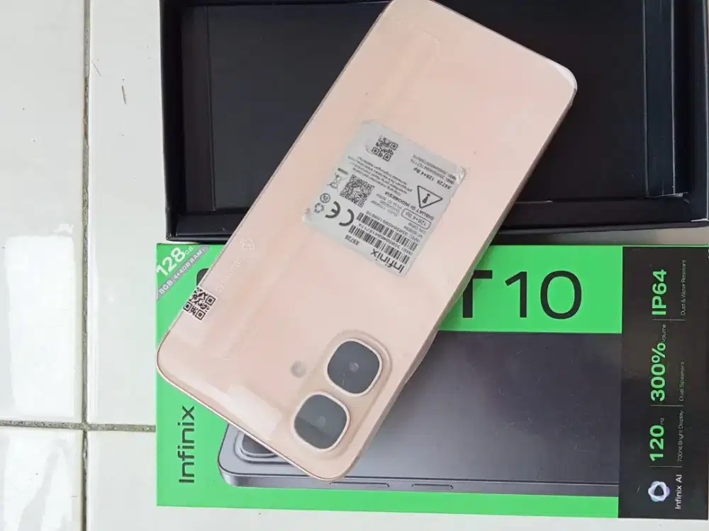Murah! Like New! 99% Infinix Smart 10 4+4/128 Gold