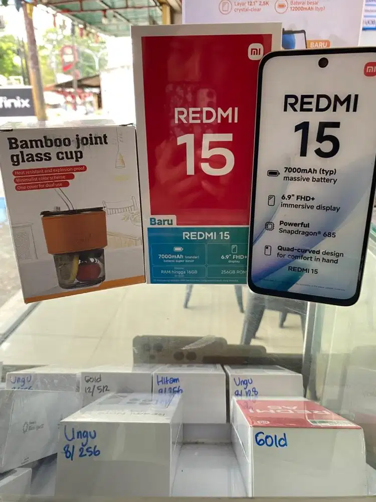 New redmi 15 ram 8/128