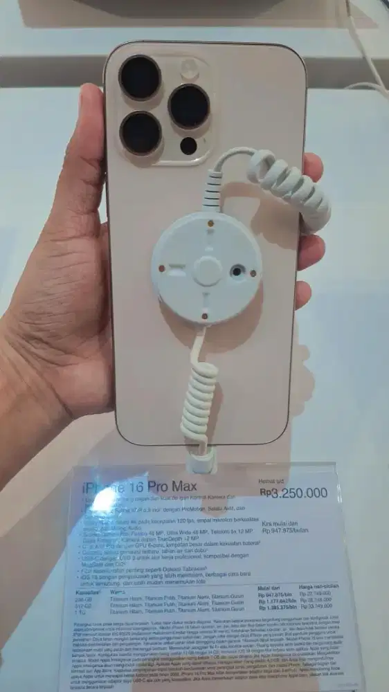 Iphone 16 Promax 256GB iBox Cicilan Tanpa Dp