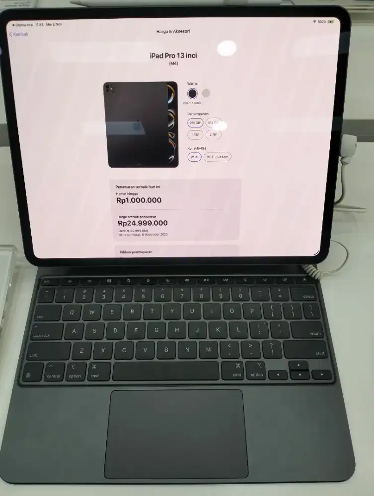 Cicilan Ipad pro 13 inci bebas 2x cicilan