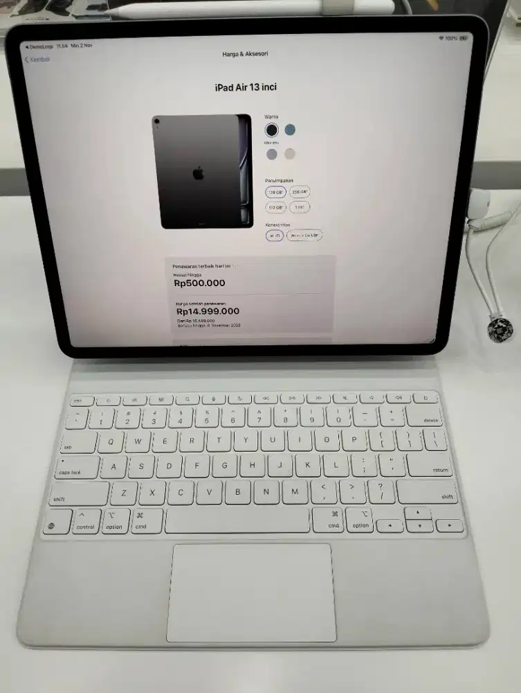 Cicilan Ipad Air 13 inci bebas 2x cicilan