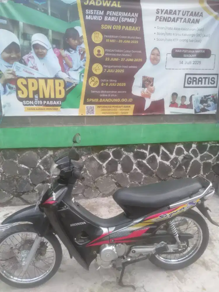 Honda Supra X motor istimewa minus pajak asal hari ini