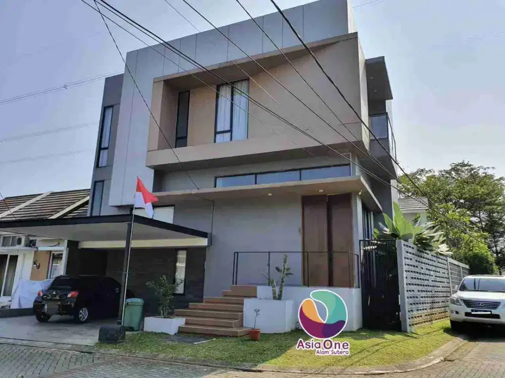 Di Jual Rumah Hook Desain minimalis dan strategis, Di Serpong Lagoon