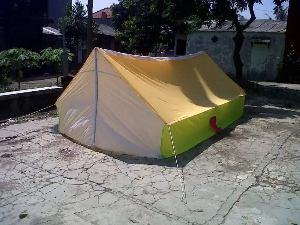 Tenda pramuka harga murah muat orang banyak ready stok Palembang