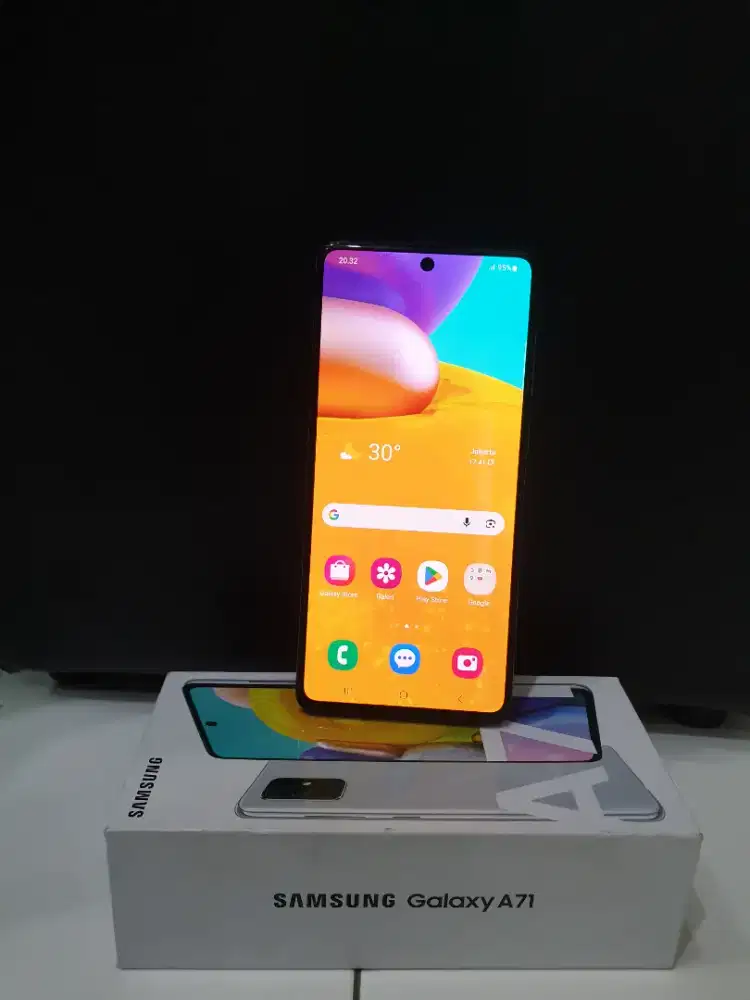 Samsung A71 8/128 mulus lengkap