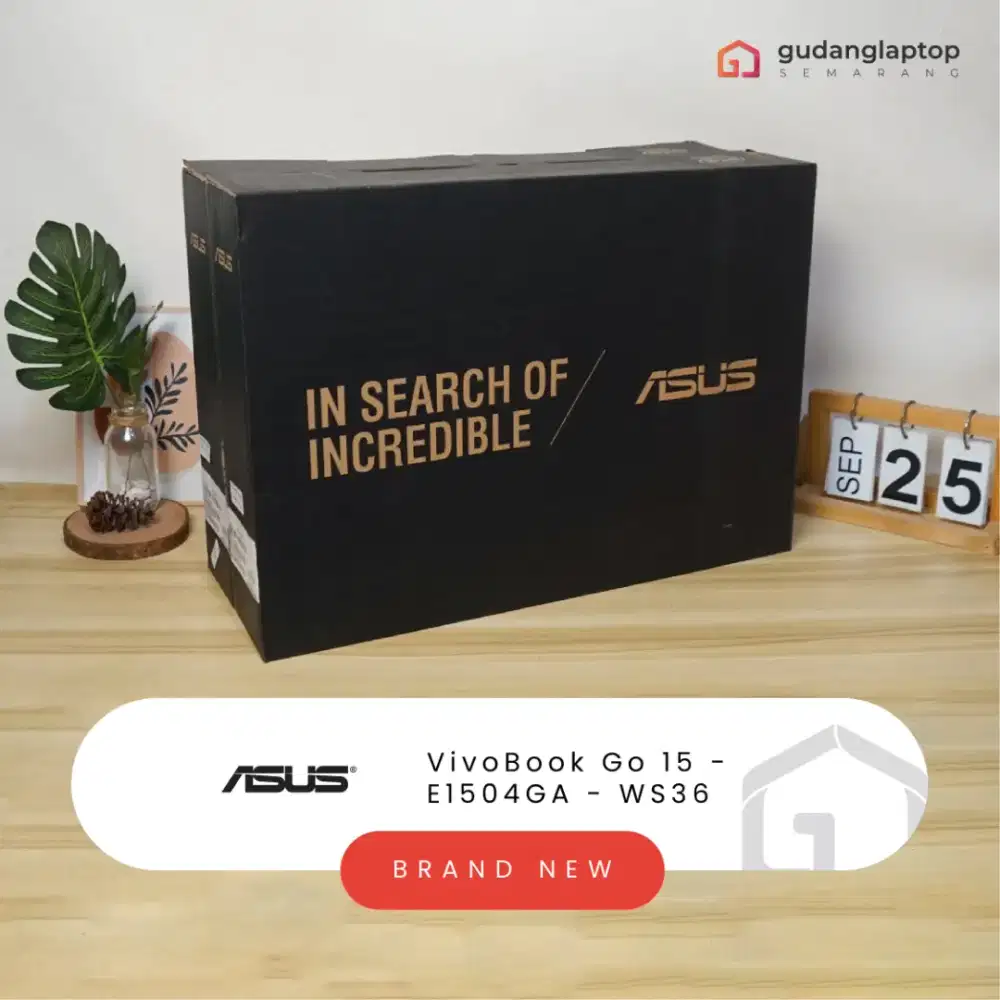 NEW ASUS VivoBook Go 15 - E1504GA WS36
INTEL Core i3 - N305 8GB/256GB