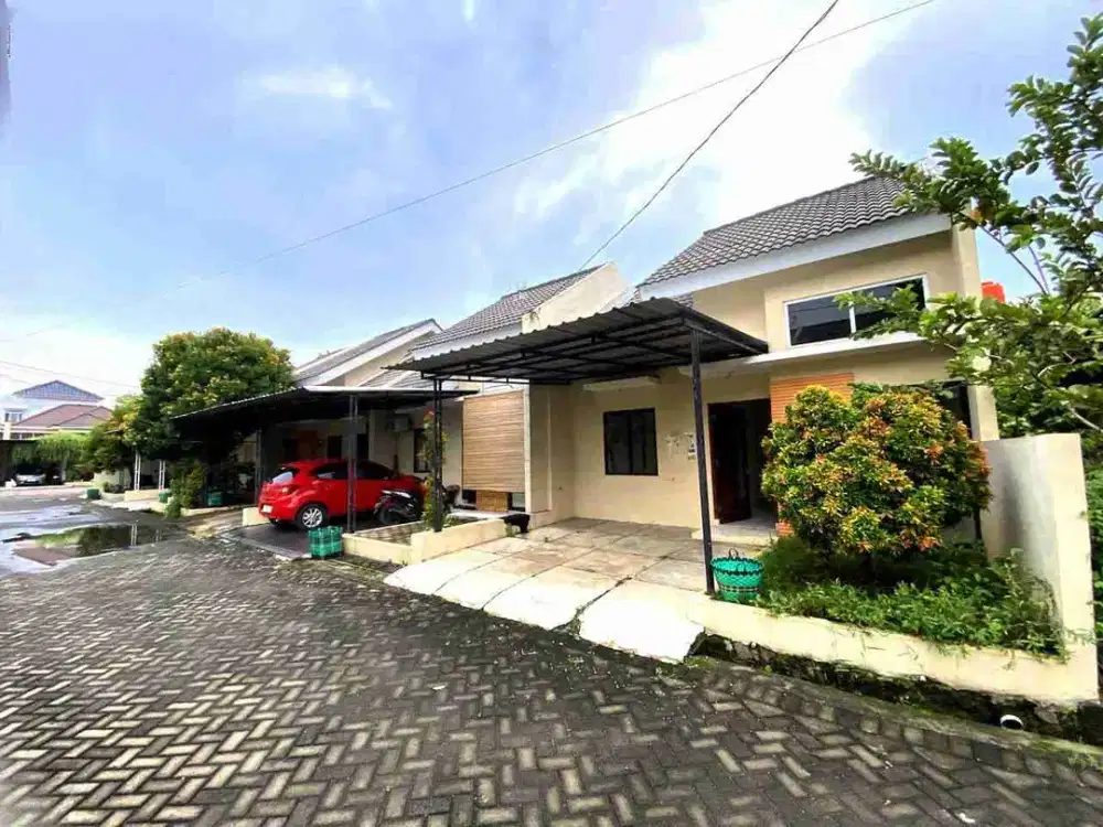 rumah murah solo baru area di perumahan cluster elite